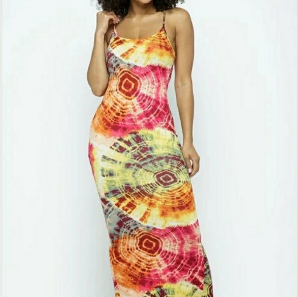 Colorful maxi dress